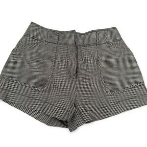 10 Crosby Derek Lam Black and White High Waist Shorts